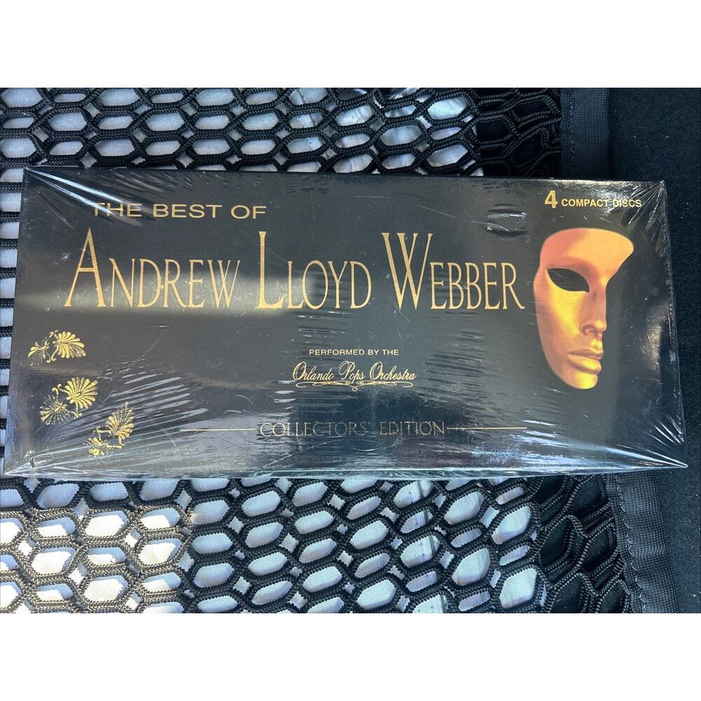 Andrew Lloyd Webber Box Set 4 CDs Orchestra Music SEALED Broadway Cats Phantom